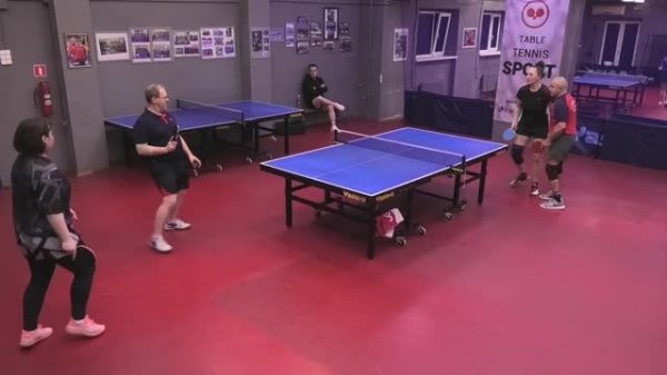 отбор Чирков/Нельсон (1382) - Мухаметов/Алексеенко (951) 08.02 Парный МИКСТ настольный теннис