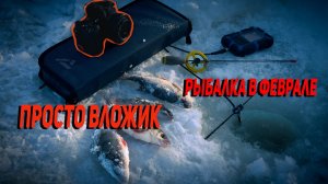 Рыбалка в феврале на безмотылку | Просто вложик с Sony ZV-E10II