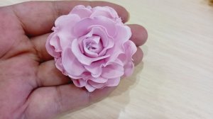 Чудесный маленький цветок своими руками. Мастер-класс цветок из фоамирана