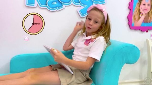 Nastya and series about school and responsibility