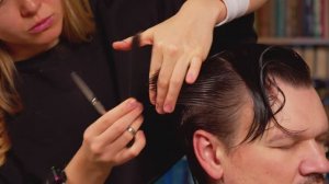 Стильная мужская стрижка от барбера Яны