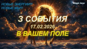 ТРИ СОБЫТИЯ 17.02 🔥в Вашем ПОЛЕ🔥