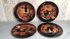 Набор тарелок СКЕРИ ДИШ, пластик, 33 см, 4 шт., AKX200000-набор