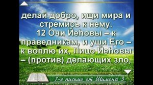 Новый Завет. Перевод с иврита. Письмо от Шимона, глава 3.