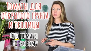 Теперь сею томаты на рассаду по-другому. Сорта и сроки посева