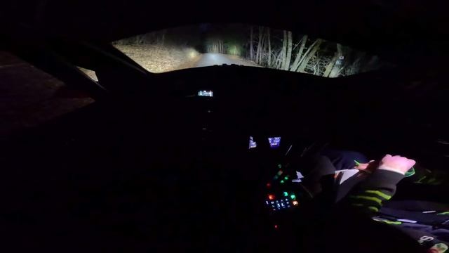 Ралли Монте-Карло   Съемка шлема Оливера Сольберга днем и ночью