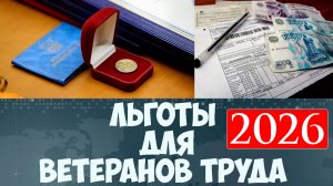 Льготы ветеранам труда в 2026 году