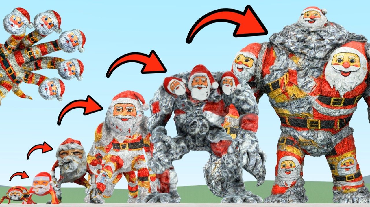 ЭВОЛЮЦИЯ ТИТАНОВОГО БОССА ГУ ГУ ГАГА В GARRY'S MOD смотреть онлайн