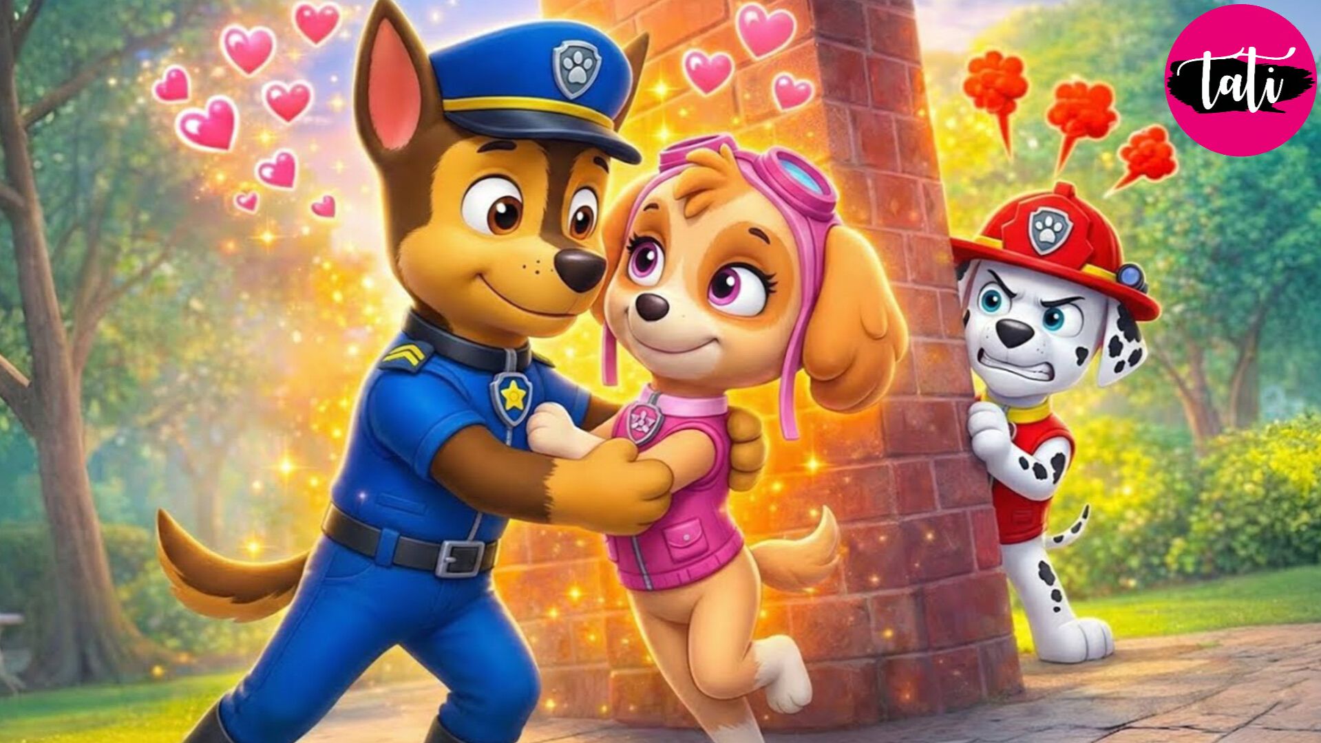Щенячий патруль и Маршалл. Залипательное видео. Мультфильм для детей и малышей. Анимация 247 смотреть онлайн