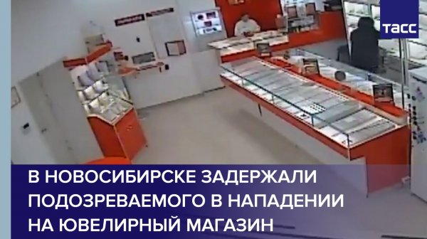 В Новосибирске задержали подозреваемого в нападении на ювелирный магазин