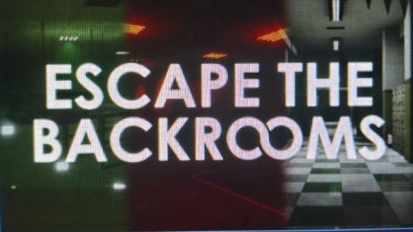 чуток играю в escape the backrooms