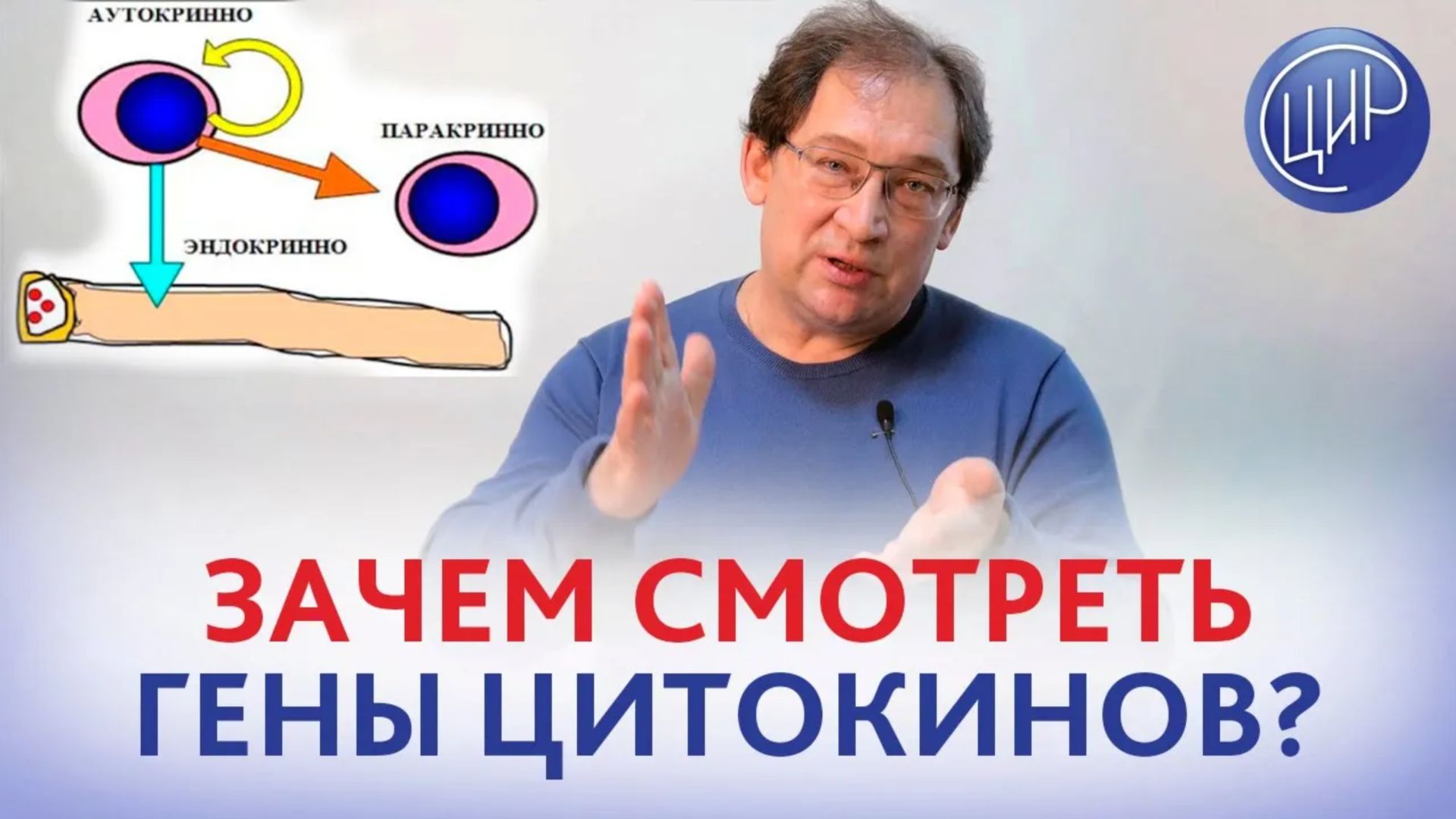 Цитокины. Что такое цитокины и зачем нужно делать анализ на гены цитокинов. Гузов И.И.