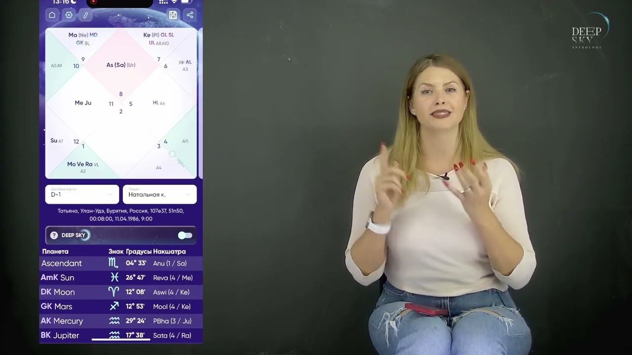 ТРИ ОПОРЫ ГОРОСКОПА. СЕКРЕТ 1. ЛАГНА- Астролог Татьяна Калинина смотреть онлайн