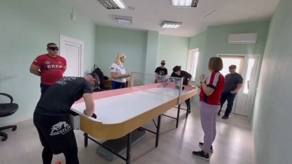 Турнир по настольному теннису для слепых (Шоудаун)