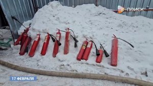 Пожар в производственных помещениях на Лавровской дороге