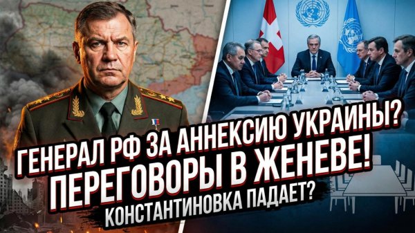 🇷🇺🤝Меркурис | Генерал РФ объявил о новой аннексии: Женева в шоке, Константиновка падает