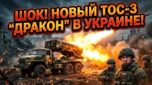 🐉ШОК! Россия развертывает новую термобарическую реактивную систему ТОС-3 „Дракон“ на Украине!