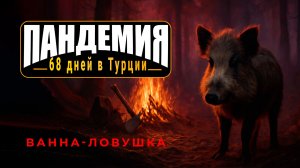 Попытка поймать дикого кабана с помощью ванны-ловушки