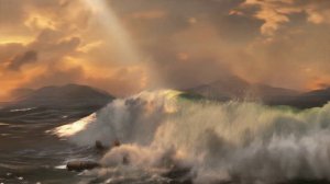 Оживающие  шедевры, Айвазовский И. К. «Девятый вал»