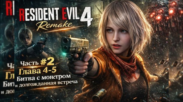 RESIDENT EVIL 4 Gold Edition ЧАСТЬ #1 ГЛАВА 4-5 «БИТВА С МОНСТРОМ И ДОЛГОЖДАННЯ ВСТРЕЧА».