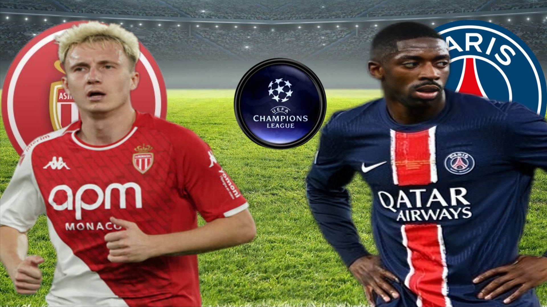 Монако - ПСЖ. Лига чемпионов. Обзор матча. смотреть онлайн