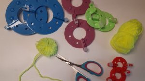 Как я делаю помпоны при помощи помпонницы!