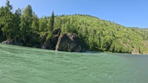 река Катунь , от устья р.Бирюкса до устья р.Зеленка часть 2