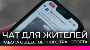 Региональный Минтранс запустил чат по вопросам работы общественного транспорта