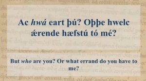 Was Tolkien Good at Writing Old English？ (yes)