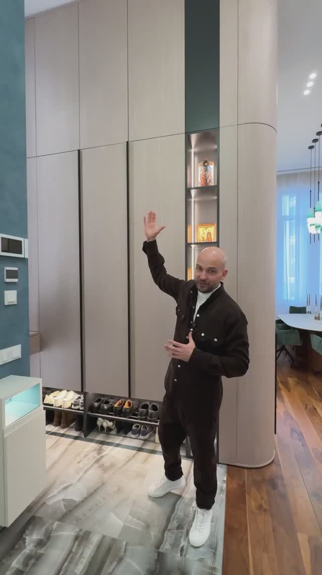 Дизайн-проект холла жк Now 125м2| Функциональная архитектура с тактильными поверхностями