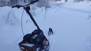 Новый сезон на снегокате с двигателем Lifan KP500