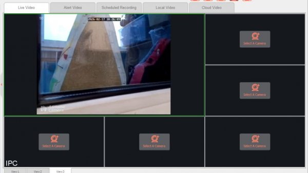 Камеры в окно и в коридор.