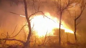 В Днепропетровской области отработали расчеты реактивных установок "Град".