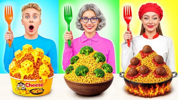 Кулинарный Челлендж: Я против Бабушки | Удивительные Кулинарные Идеи от Multi DO Challenge