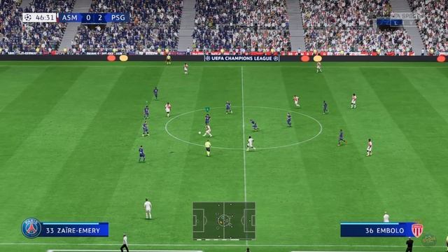 Футбол. Лига Чемпионов. Монако - ПСЖ. Обзор матча [FIFA 23] смотреть онлайн