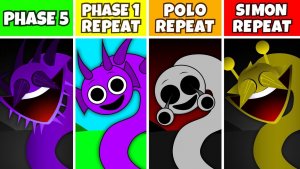 INCREDIBOX SPRUNKI: ФАЗА 1, POLO, SIMON 🔁 ПОВТОР ПОСЛЕ ФАЗЫ 5! 🤵♂️👨🎤🌀