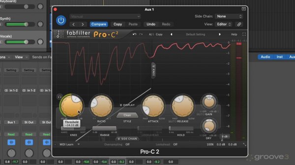 03. Mid (Mono) Band Saturation and Compression