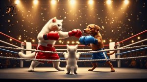 Кошка-мама выходит на боксерский поединок 🥊💔 — Чтобы купить Джинджер скейтборд ❤️🐾