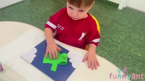 "Самолеты" аппликация у детей младшей группы Funny Ant Malahovka