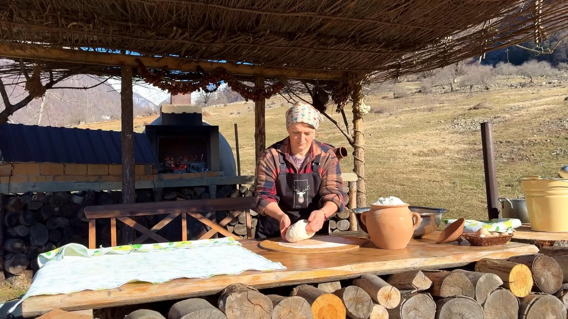 Хлеб, Приготовленный С Любовью В Горной Деревне Азербайджанская Кухня Деревенская Кухня Рецепты смотреть онлайн