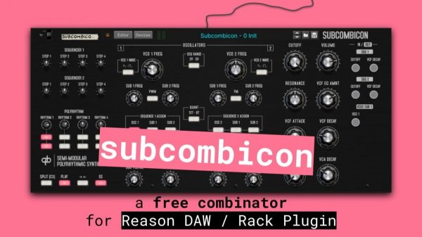 Deeplink Subcombicon: Polyrhythmic Combinator for Reason