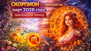 ♏ СКОРПИОН — гороскоп на март 2026 года | Переломный период