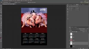 Урок № 17 от Ирины Коллаж календарь  в Photoshop