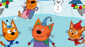 ТРИ КОТА. РАСКРАСКА С ТРЕМЯ КОТАМИ. МУЛЬТФИЛЬМ ИГРА.