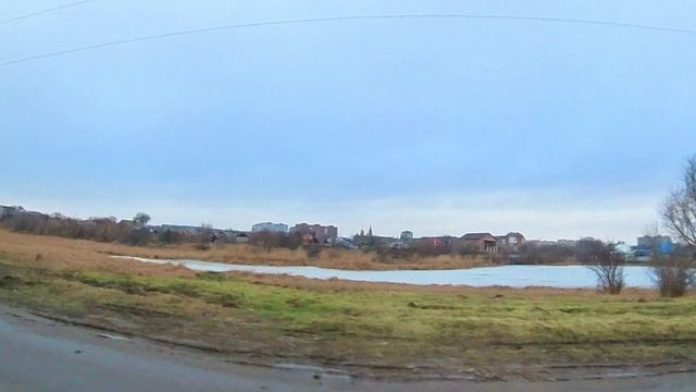 Вид на Сальск с Кучур-Ды, Рыбасова балка, зима
