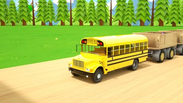 Школьный автобус. Мультик для детей Школьный автобус. Мультик для детей