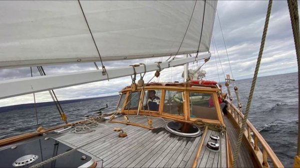 Видео-зарисовка перегона яхты "Доброход" от Максима Букина