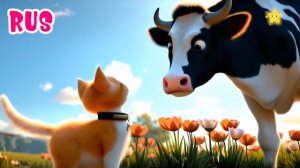 Песня Любопытный котёнок Песенки для детей о домашних животных