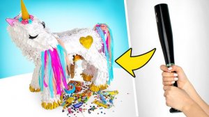 Пиньята-единорог 🦄 Простая идея для вечеринки