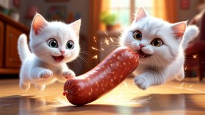 КТО ПЕРВЫЙ ДОБЕРЁТСЯ ДО ВКУСНЯШКИ? 😳🐾